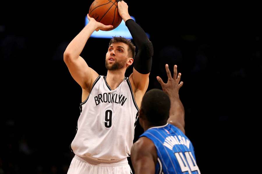 Andrea Bargnani in Nba nel 2015 con i Brooklyn Nets