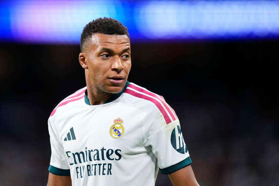 Útočník Realu Madrid Kylian Mbappé. Útočník Realu Madrid Kylian Mbappé.
