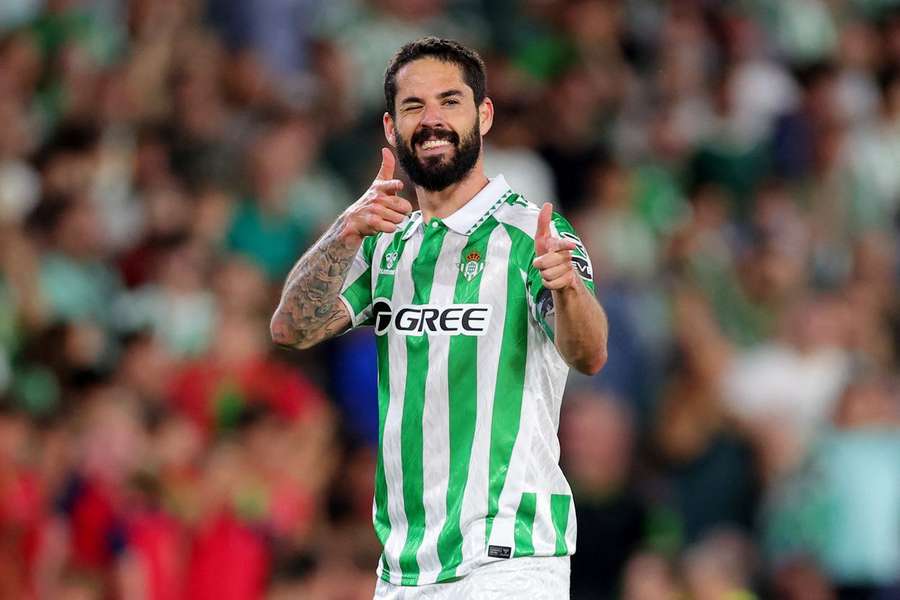 Isco marcou um dos golos do Betis na segunda parte