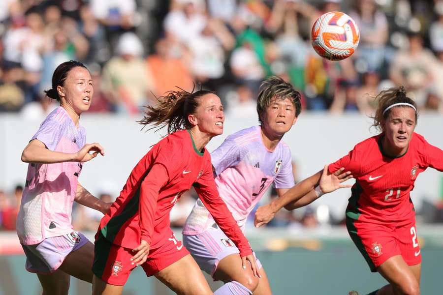 Portugal perde com Japão em teste para o Mundial feminino