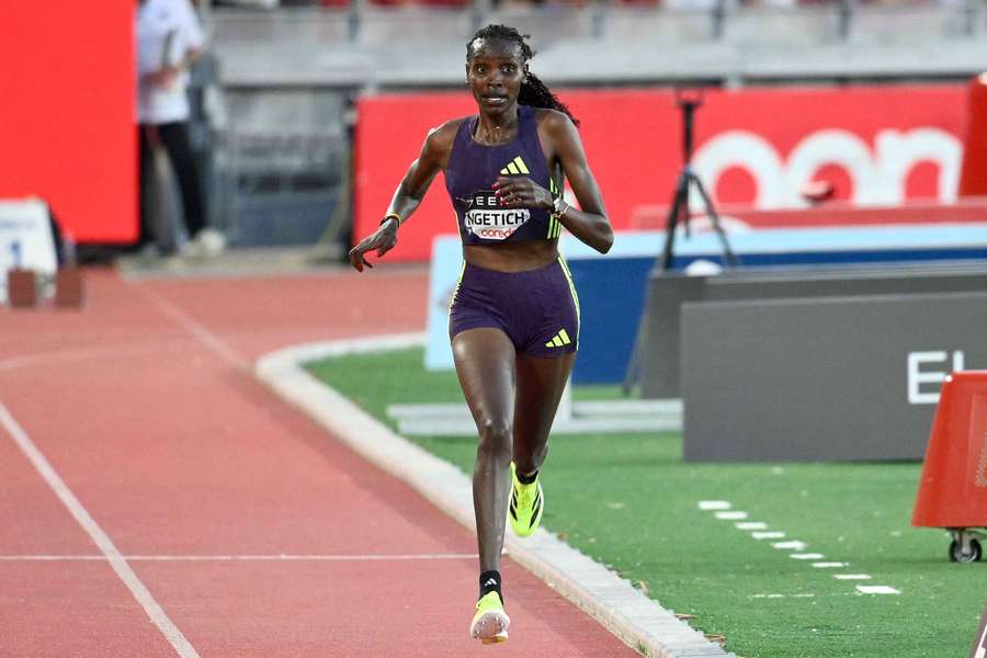 Kenya’s Ngetich in Diamond League action