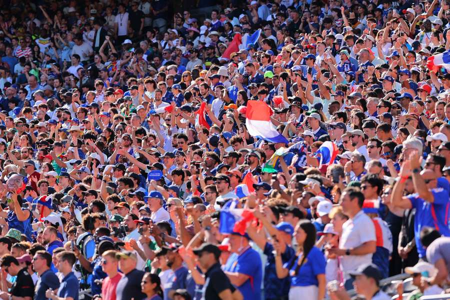 Le MetLife Stadium était teinté de bleu