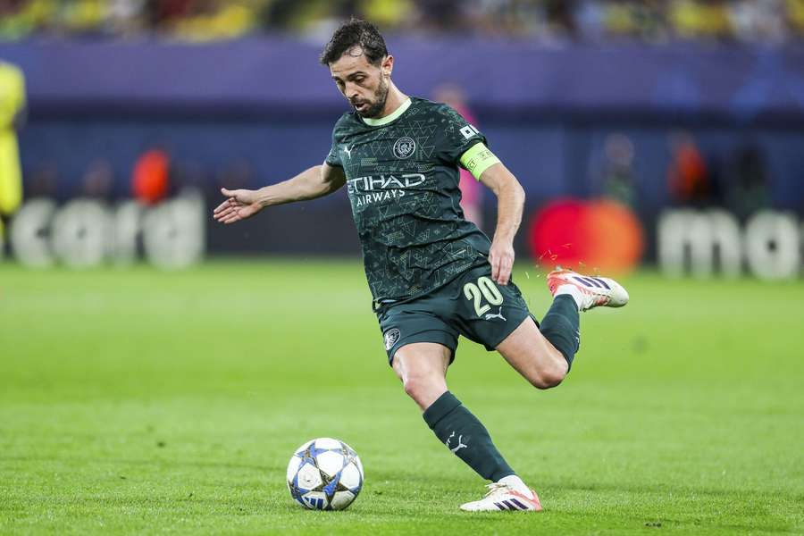 Silva em ação frente ao Villarreal Silva em ação frente ao Villarreal