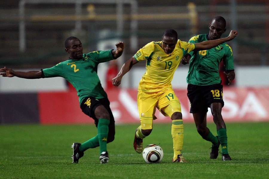 Surprise Moriri in action against Jamaica in 2010 Surprise Moriri in action against Jamaica in 2010