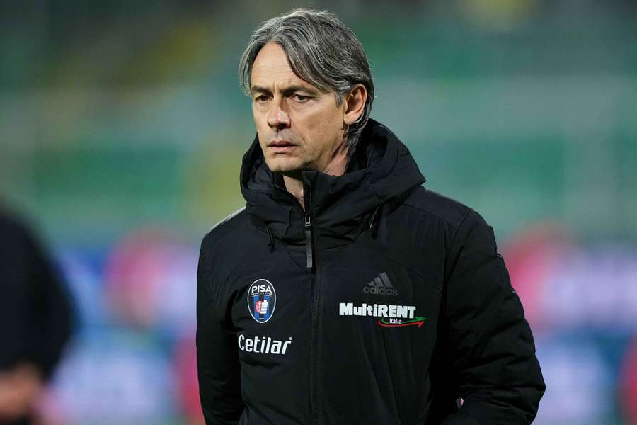 Filippo Inzaghi em janeiro passado.