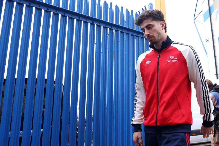 Kai Havertz gastiert am Mittwoch mit dem FC Arsenal in Leverkusen.