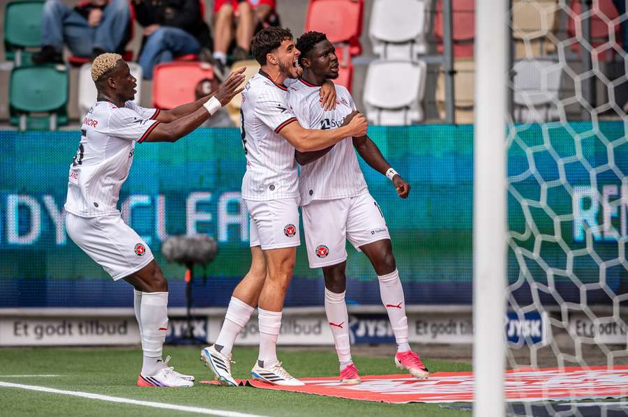 FC Midtjylland won the heated derby against Viborg FC Midtjylland won the heated derby against Viborg