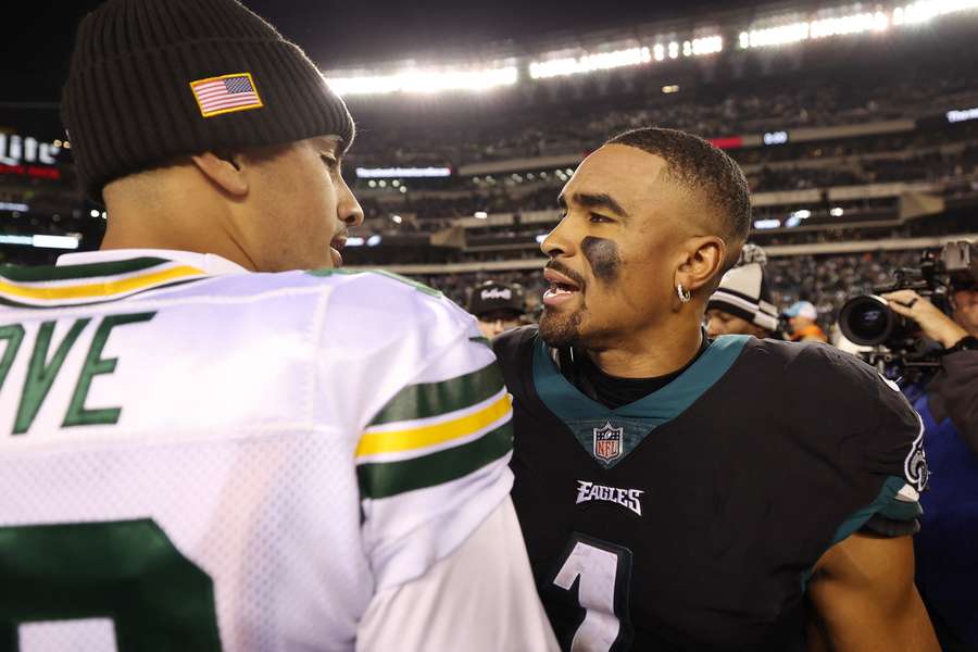 Eagles vs. Packers oftewel Hurts (R) vs. Love