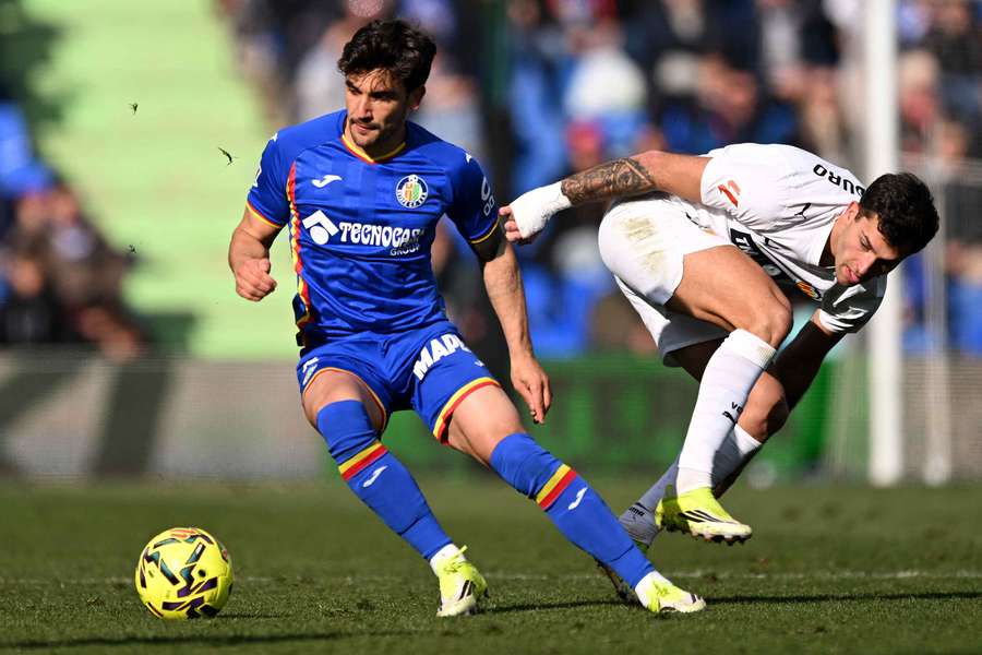 O Getafe defrontou o Valencia