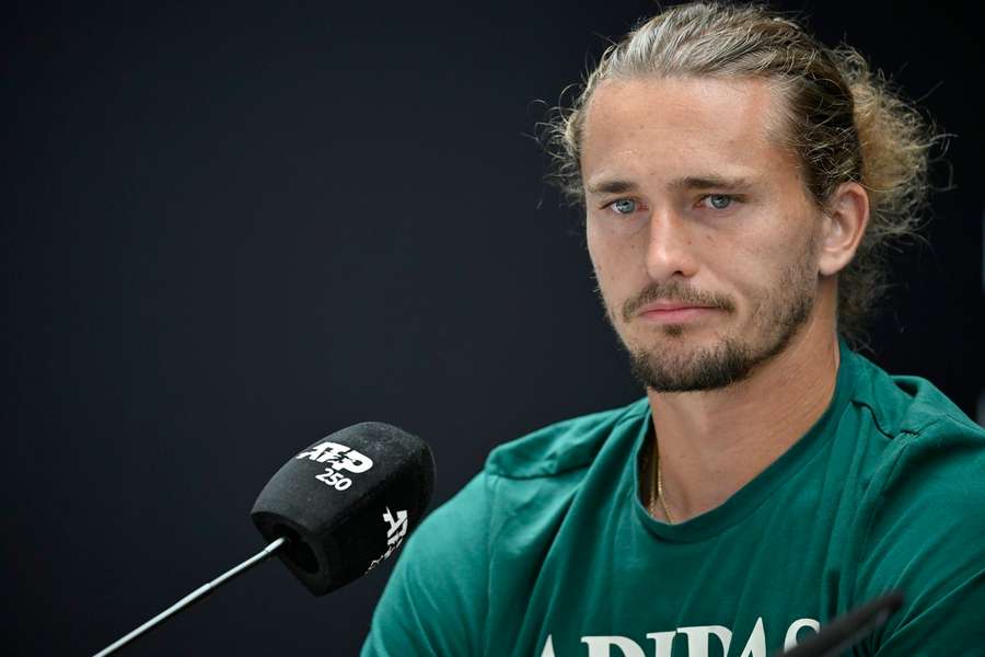 Alexander Zverev ante los medios