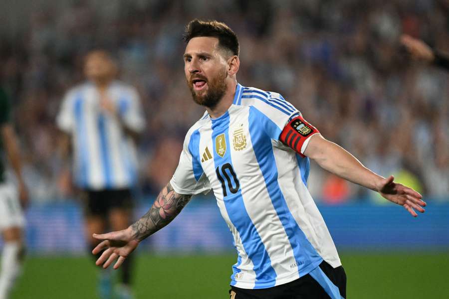 Messi, con Argentina