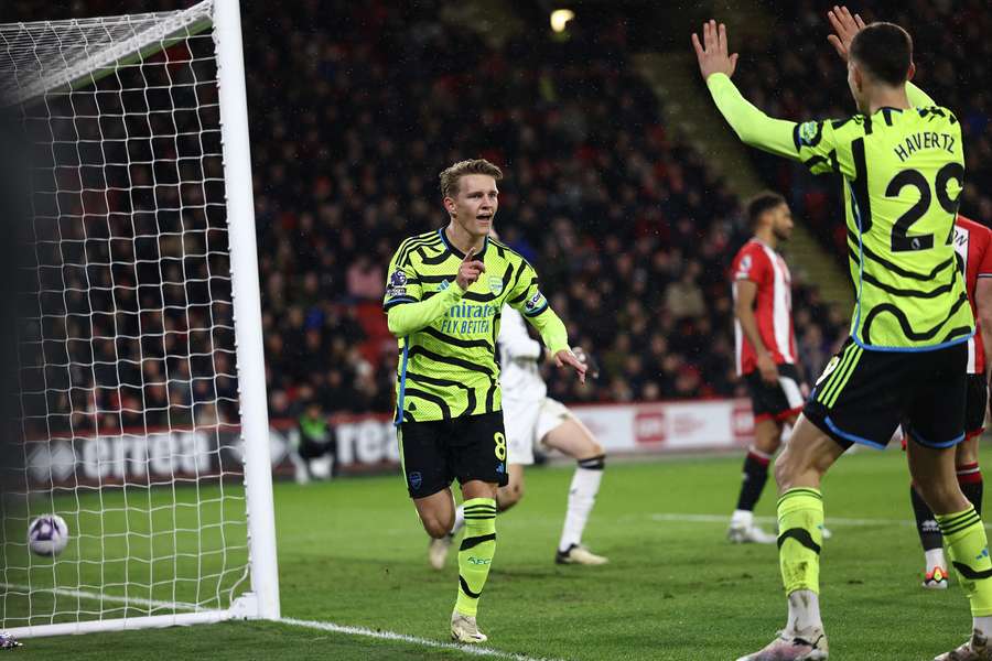 V Sheffiledu otevřel skóre Martin Ödegaard, Arsenal nakonec zničil domácí šesti góly.