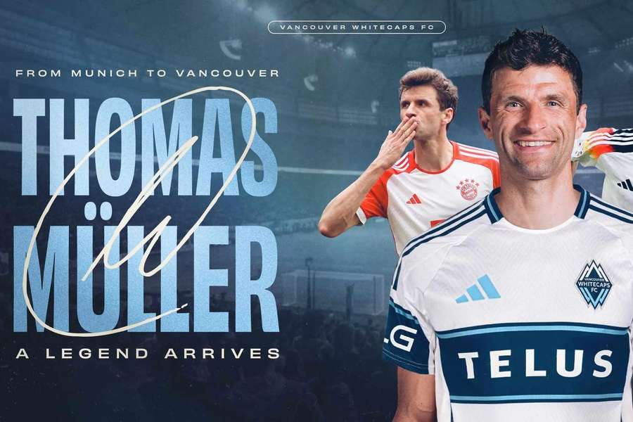 Thomas Müller oficializado no Vancouver Whitecaps