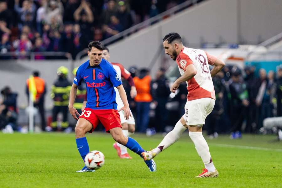 FCSB a pierdut pe Arena Națională în fața francezilor de la Lyon, scor 1-3, în manșa tur a optimilor de finală din cadrul Europa League