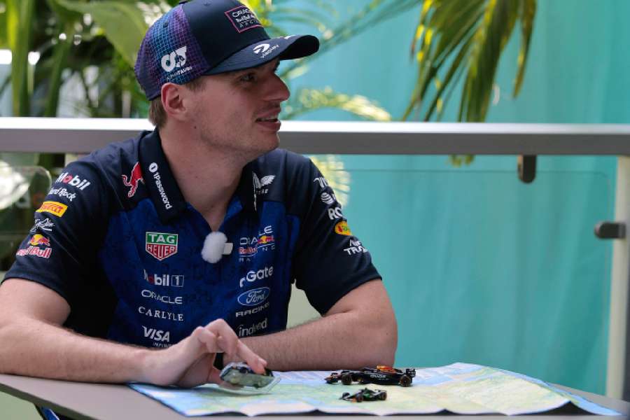 Max Verstappen ahead of the Miami Grand Prix