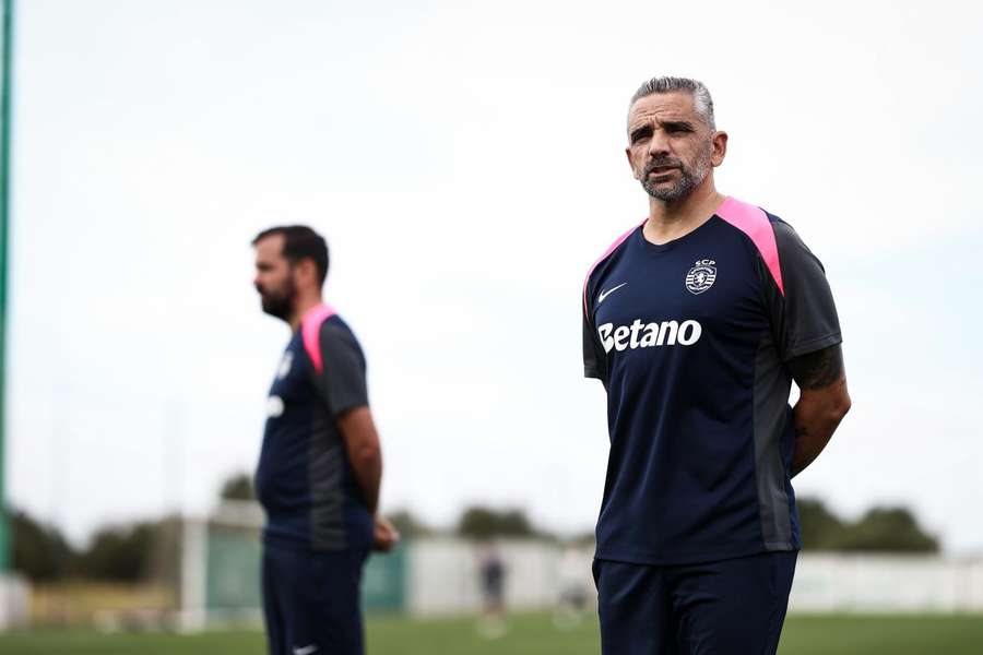 Rui Borges, treinador do Sporting
