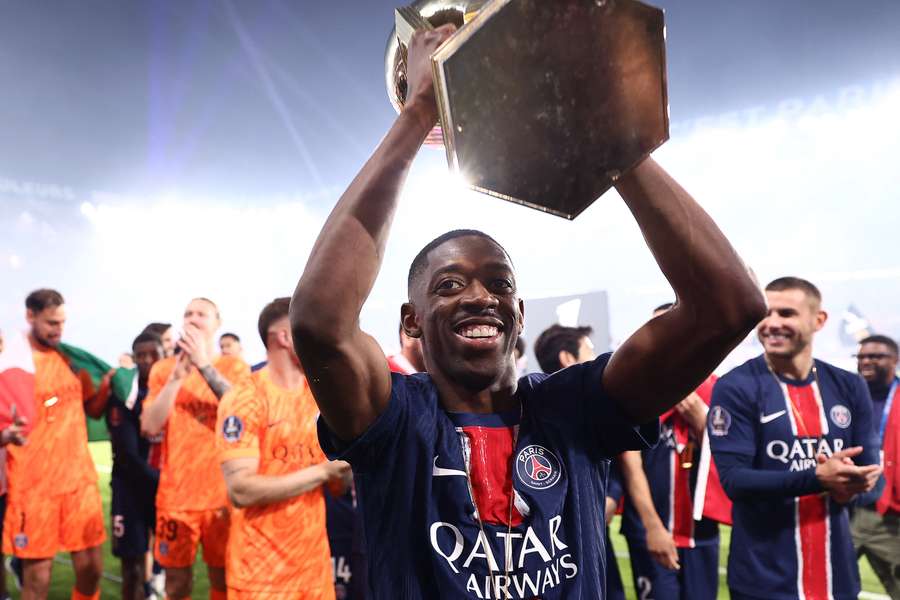 Ousmane Dembélé no passado sábado