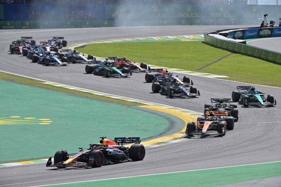 Instantánea del GP de Brasil en 2023.