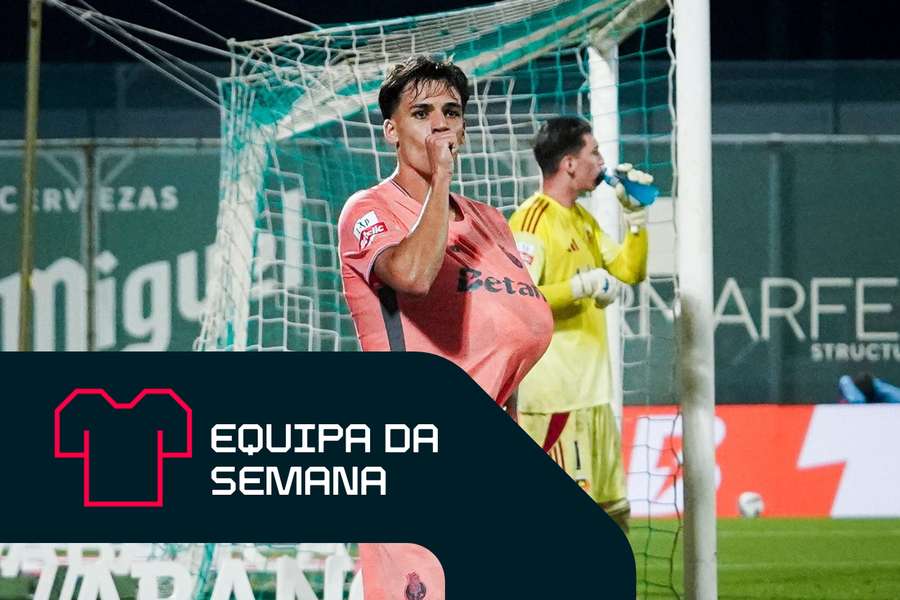 Gabri Veiga celebra para o FC Porto