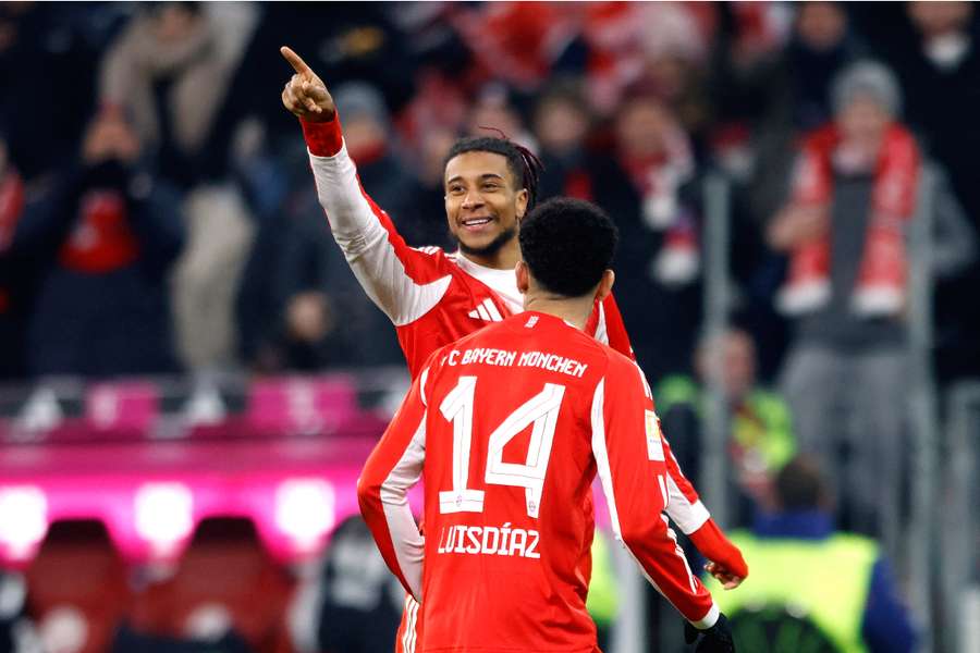 Michael Olise celebrates goal v Wolfsburg in January Michael Olise celebrates goal v Wolfsburg in January