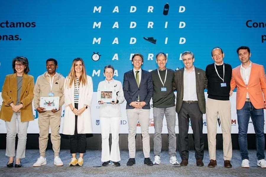 Rosa Mota na apresentação da 23.ª edição da Meia Maratona de Madrid