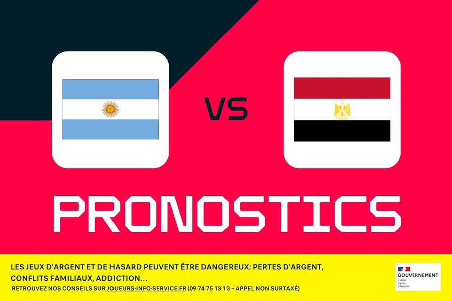Argentine - Égypte : Pronostics CDM 2026, Meilleurs Paris et Cotes (8es de finale) Argentine - Égypte : Pronostics CDM 2026, Meilleurs Paris et Cotes (8es de finale)