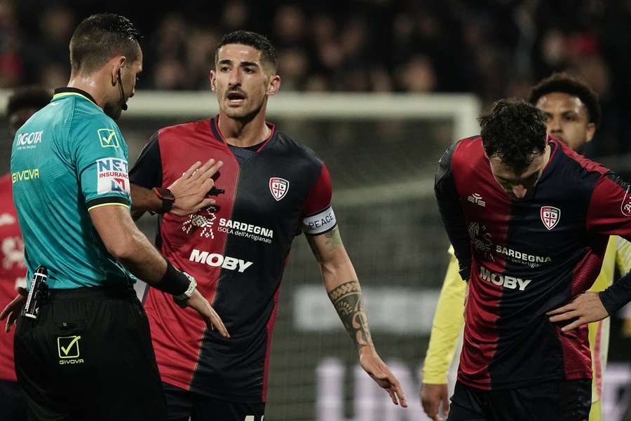 Deiola nel match tra Juventus e Cagliari