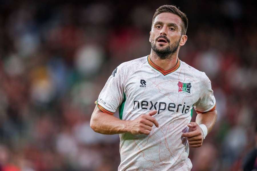 NEC's Dusan Tadic during the friendly against Sevilla
