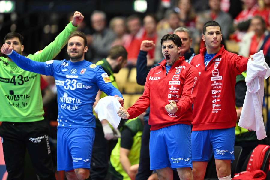 La Croatie célèbre sa 3e place.