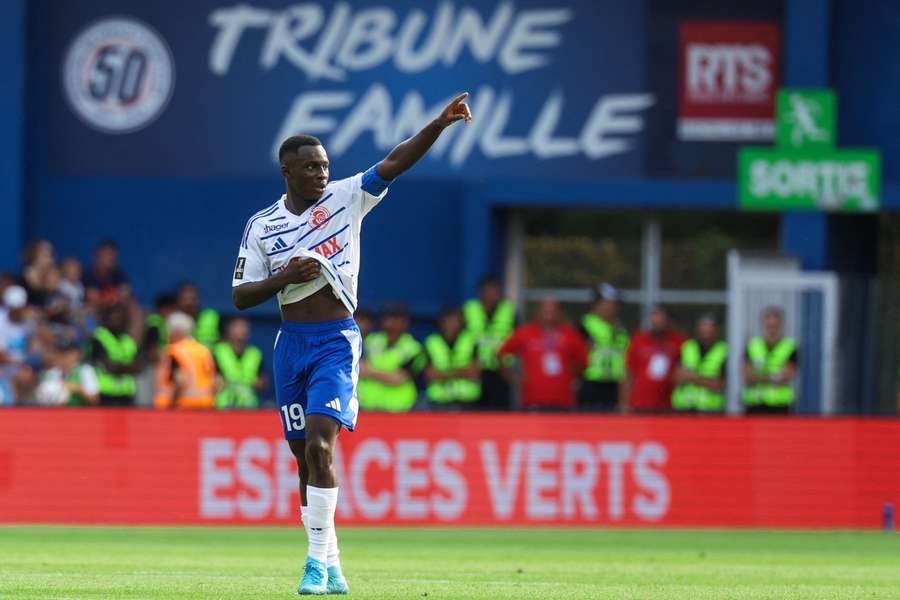 Habib Diarra no primeiro jogo da temporada.