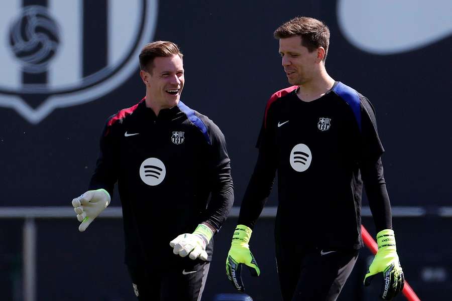 Andre Ter Stegen și Wojciech Szczesny 