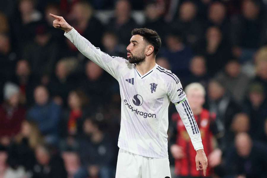 Bruno Fernandes, capitão do Manchester United