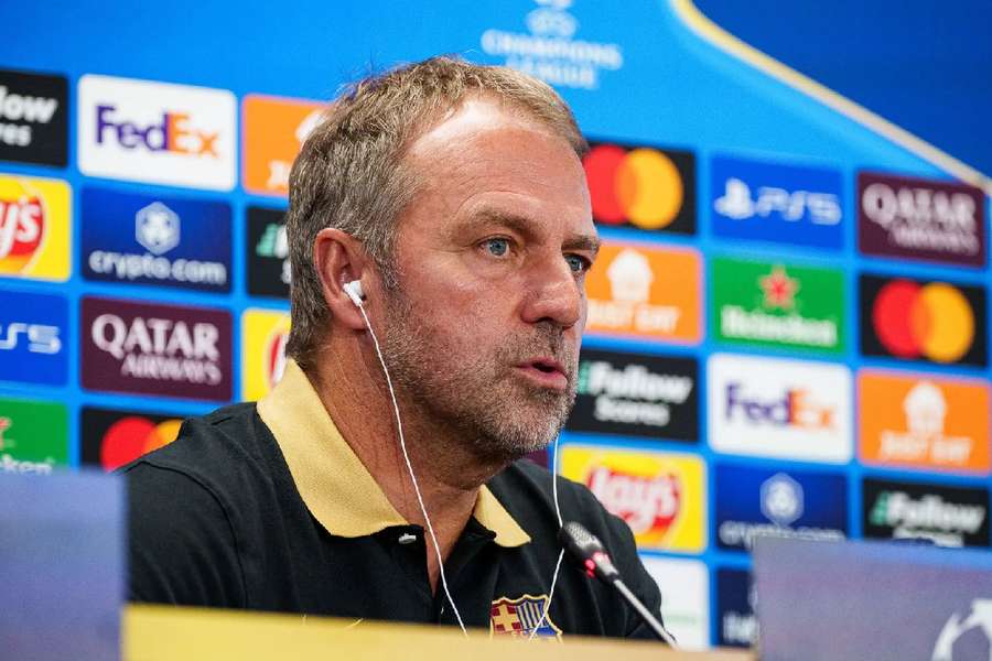 Hansi Flick, en la rueda de prensa previa al duelo ante el Young Boys