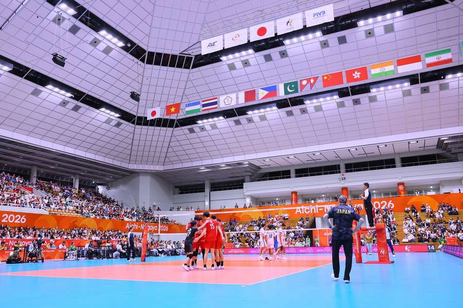 Die Volleyball-Halle in Okazaki