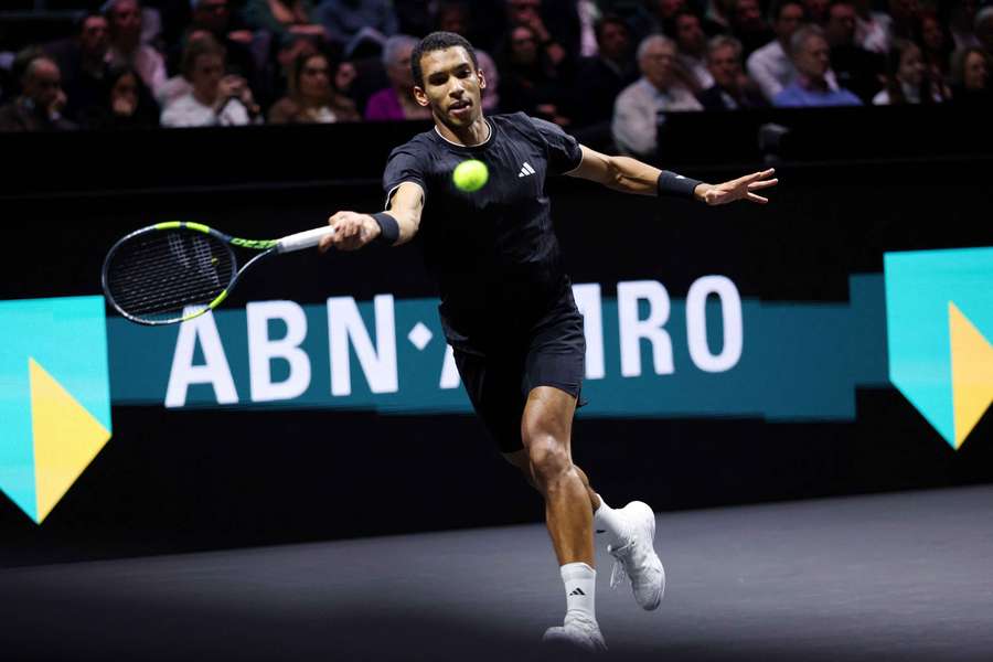 Auger-Aliassime, este viernes.