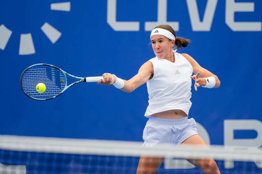 Nikola Bartůňková hraje na Prague Open o čtvrté čtvrtfinále na WTA.