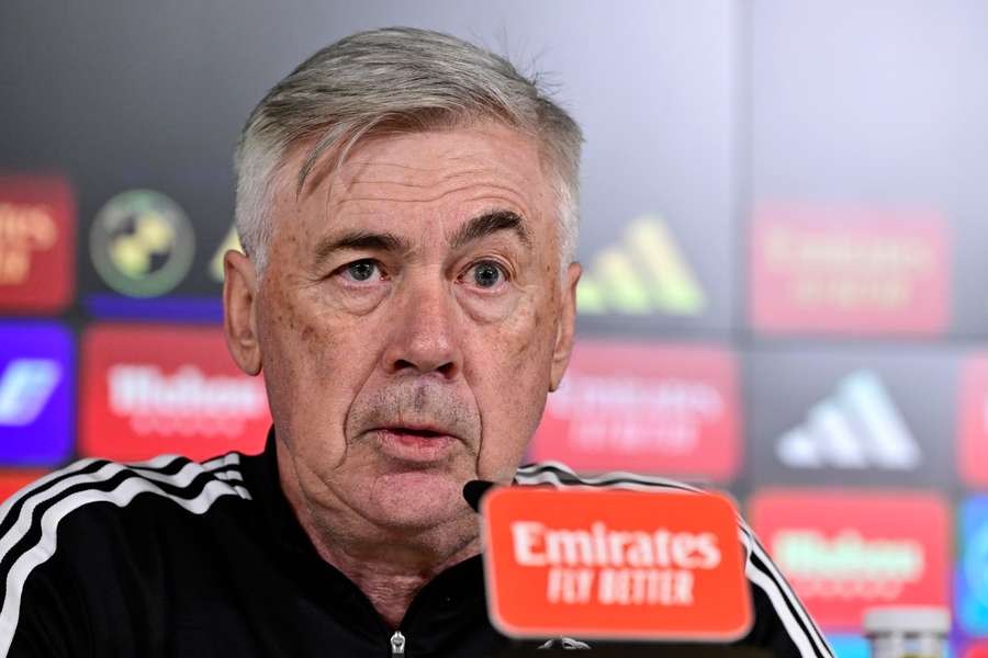 Carlo Ancelotti abordou vários temas na antevisão do jogo com o Real Madrid