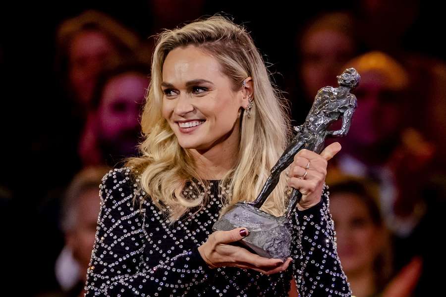 Irene Schouten met de Jaap Eden Award