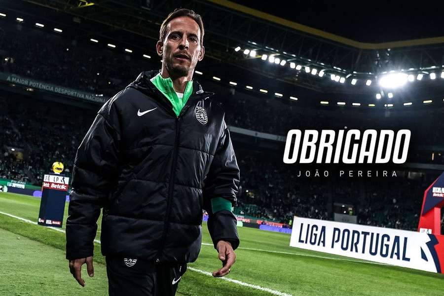 João Pereira deja de ser entrenador del Sporting tras ocho partidos