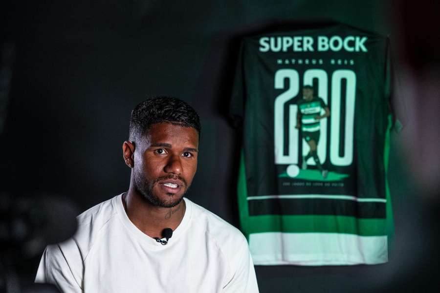 Matheus Reis falou dos 200 jogos e da sua carreira no Sporting