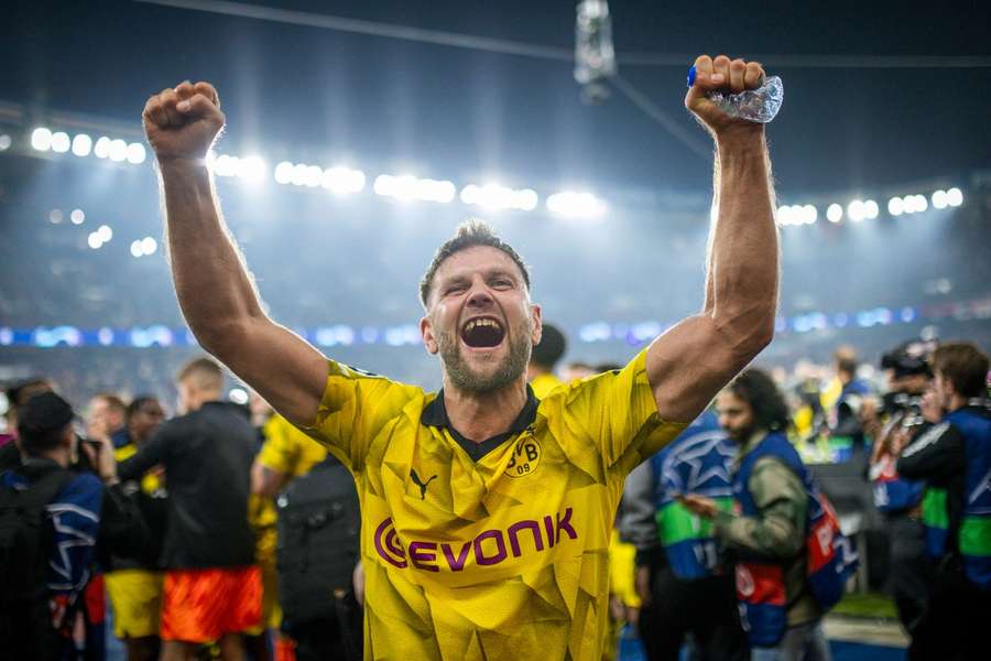 Niclas Füllkrug jubler efter sejren over PSG