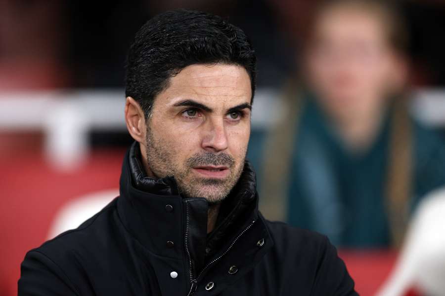 Mikel Arteta says Arsenal are in 'transition' despite sitting top of the Premier League