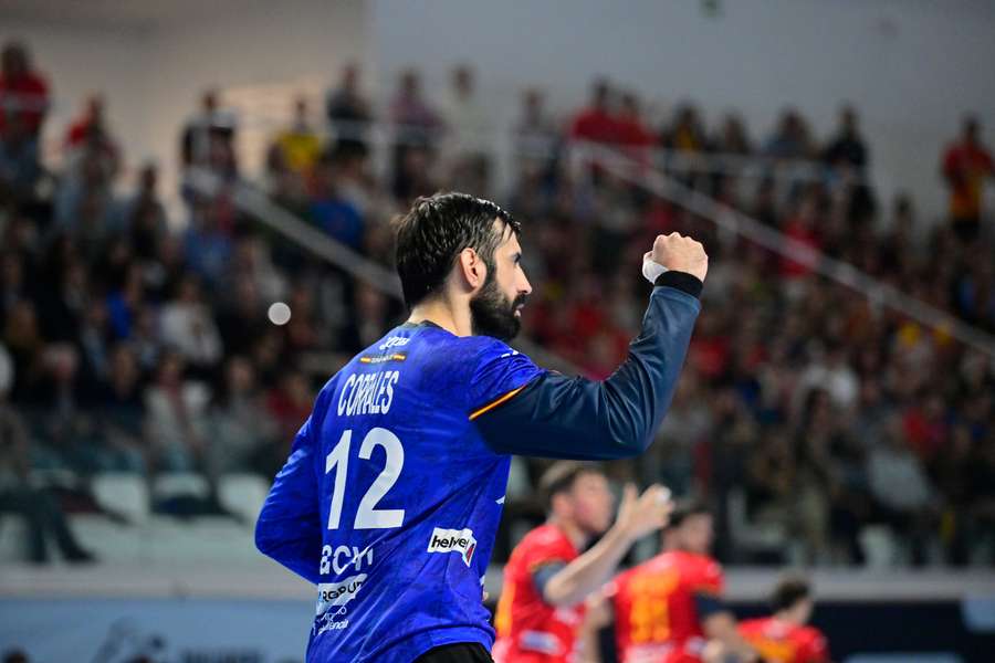 Rodrigo Corrales, durante el España-Italia celebrado en Valencia