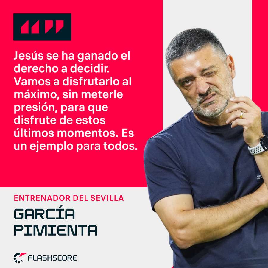 Las palabras de García Pimienta.