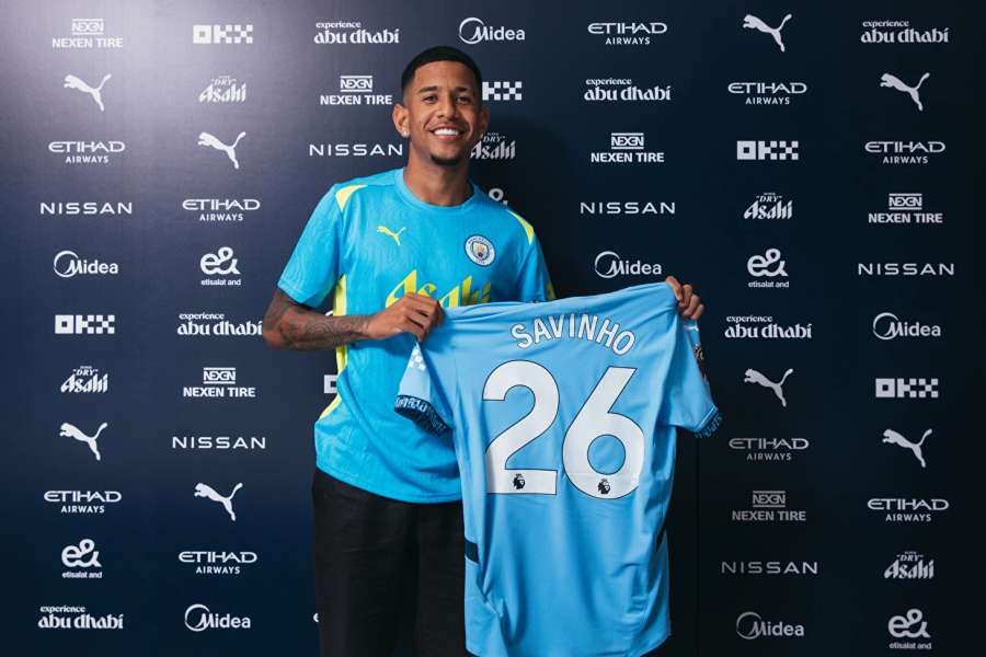 Brazylijski skrzydłowy Sávio przeniósł się do Manchesteru City.