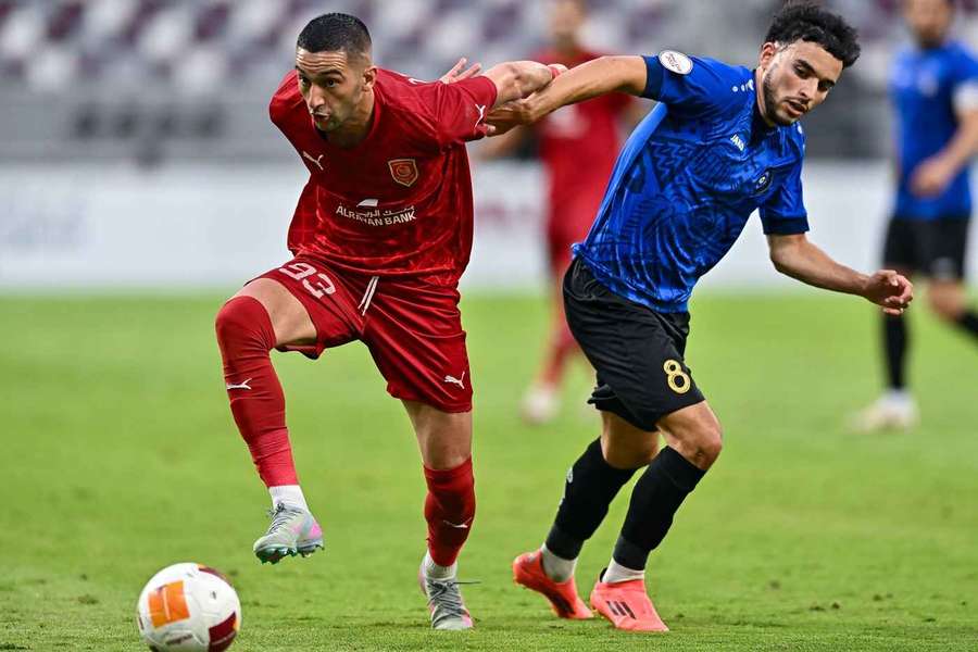 Hakim Ziyech solo jugó 12 partidos en el Al-Duhail