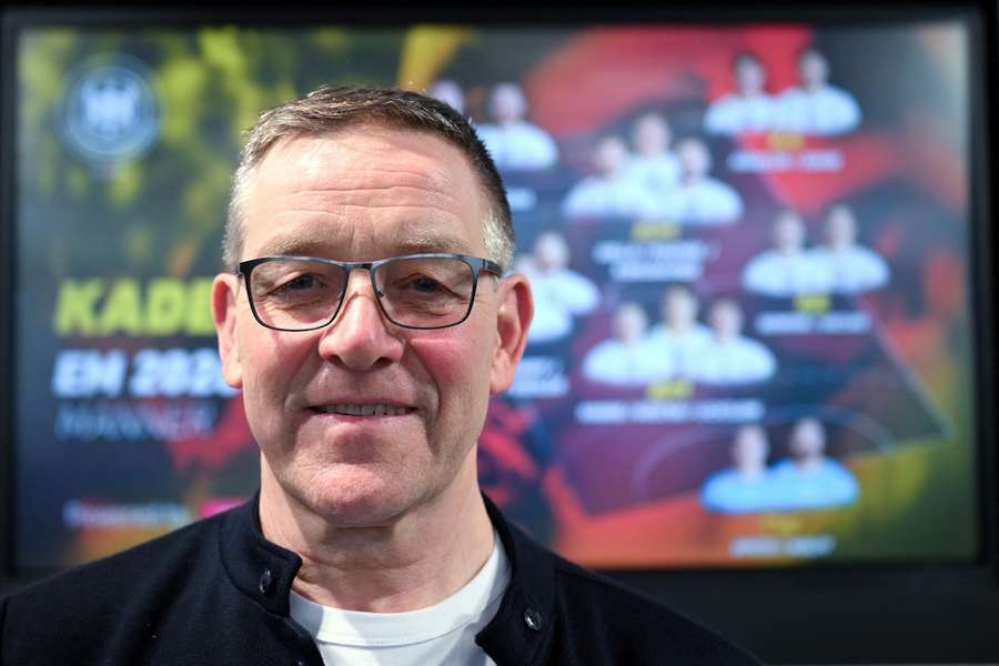 Alfred Gislason bei der Kaderbekanntgabe zur Handball-EM 2026