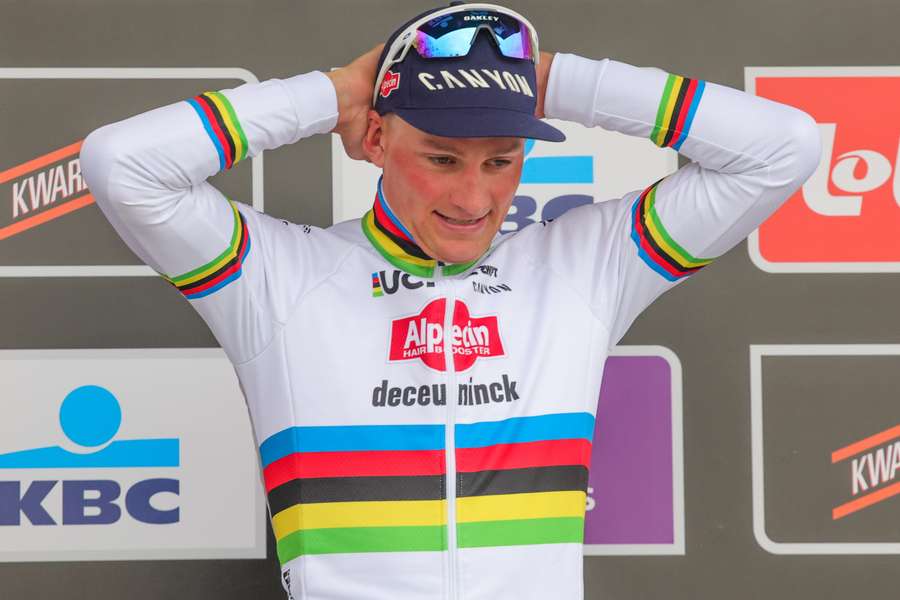 Van der Poel eindigde tweede in Gent-Wevelgem achter Pedersen