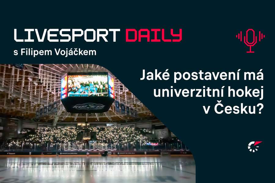 Livesport Daily #103: Jaké postavení má univerzitní hokej v Česku, popisuje Filip Vojáček