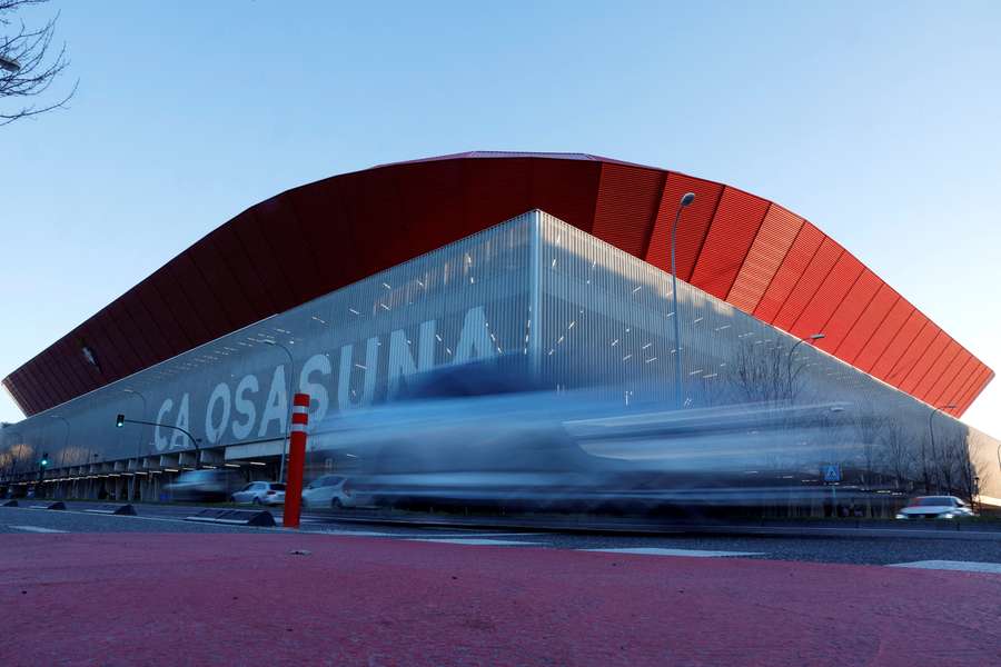 Osasuna's El Sadar Stadium in Pamplona, Spain